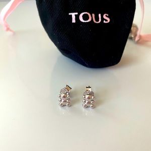 Tous Silver Bear Earrings